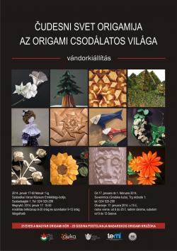 Az origami csodálatos világa vándorkiállítás Szabadkán