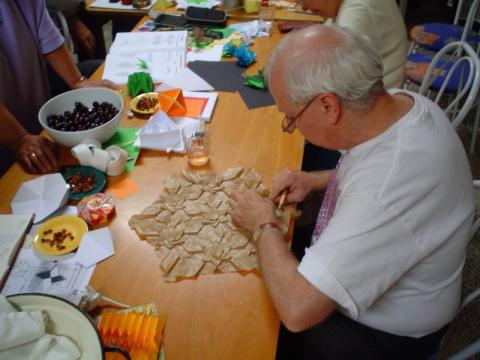 Somos Endre tesszalációt készít