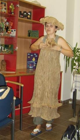 Kovács Györgyi mint kezdő modell