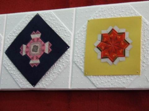 Dekoráció a pályázati paravánon