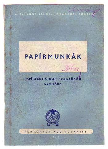 Papírmunkák című kiadvány,