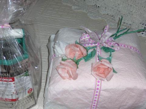 Esküvői ajándék díszítése