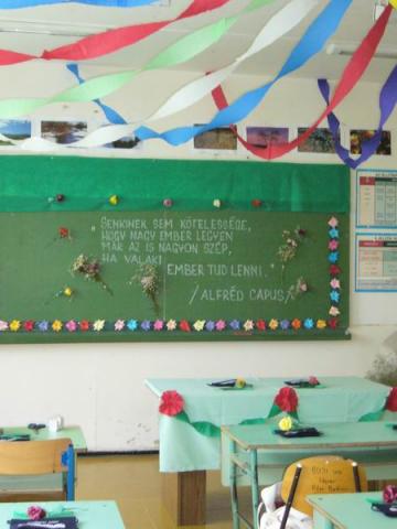 Osztály dekoráció