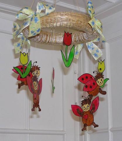 Katicás függődísz