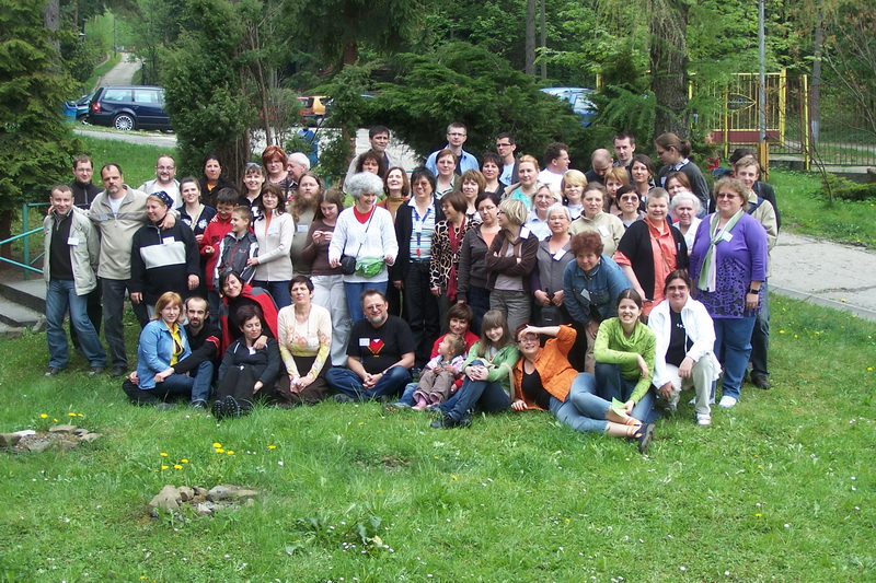 Csoportkép Porebában 2009-ben